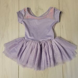 BLOCH Lavender Kids Ballet Outfit Size 4 - 6 Tulle Skirt